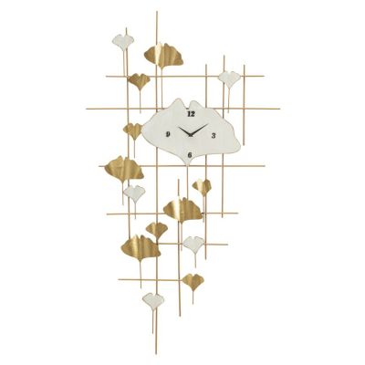 Kendra Home - Orologio da Parete VKH238, Oro, 75,5x3,5x133 cm