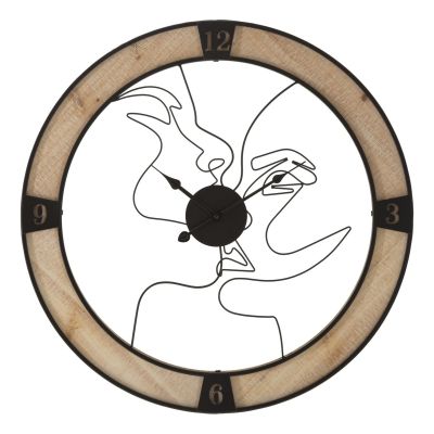 Kendra Home - Orologio da Parete VKH246, Marrone, 60x3x60 cm