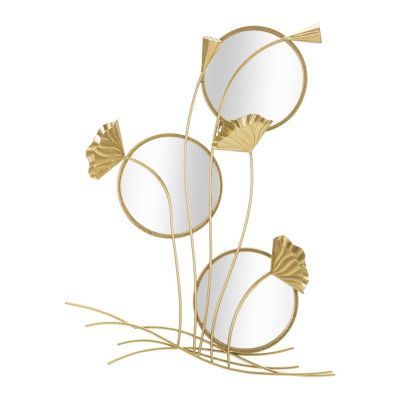 Kendra Home - Specchio con Cornice VKH499, Oro, 65x8x88 cm