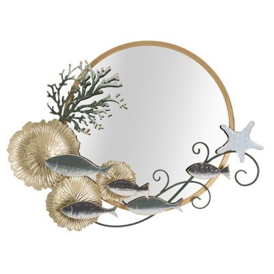 Kendra Home - Specchio con Cornice VKH496, Multicolore, 88,9x7,6x65,4 cm