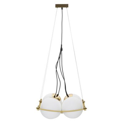 Kendra Home - Lampada a Sospensione VKH79, Bianco, 45x45x20 cm
