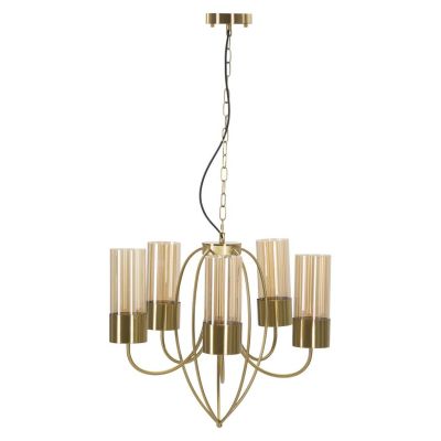 Kendra Home - Lampada a Sospensione VKH78, Oro, 60x60x103 cm