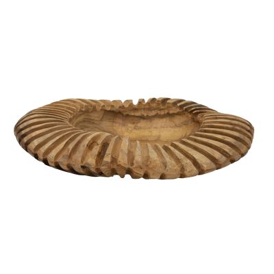 Kendra Home - Vassoio Natura 20, Marrone, 35x35x7 cm