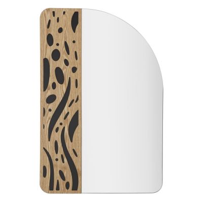 Kendra Home - Specchio con Cornice VKH480, Multicolore, 60x1x90 cm