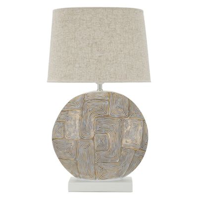 Kendra Home - Lampada da Tavolo VKH165, Beige, 38x38x68 cm
