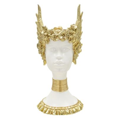 Kendra Home - Sculpture Icarus 1, Gold, 17,5x17x38 cm