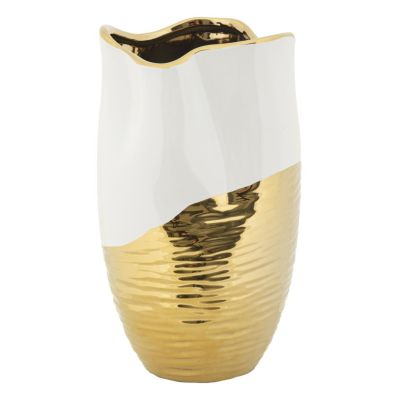 Kendra Home - Vaso Decorativo VKH631, Oro, 20x20x35 cm