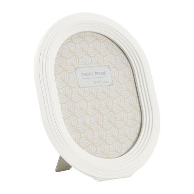 Kendra Home - Portafoto Olistic 54, Bianco, 20x2x25 cm