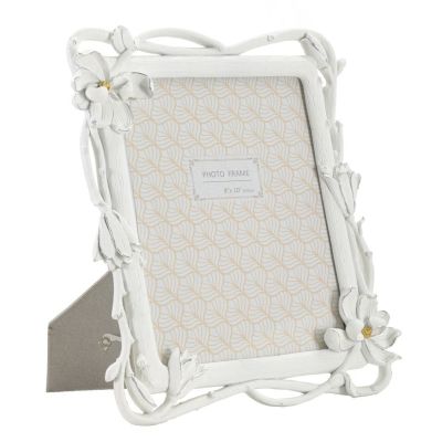 Kendra Home - Portafoto Olistic 12, Bianco, 29,3x3x33,5 cm
