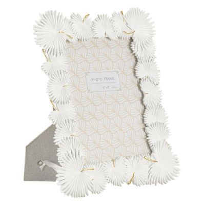 Kendra Home - Portafoto Olistic 49, Bianco, 22,7x1,5x28 cm