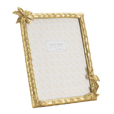 Kendra Home - Portafoto Olistic 42, Oro, 30x2,8x26 cm