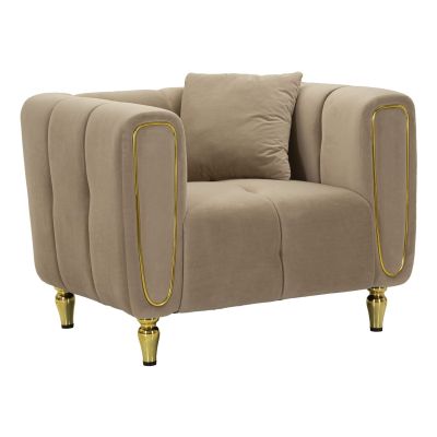 Kendra Home - Poltrona VKH323, Marrone, 81x97x71 cm