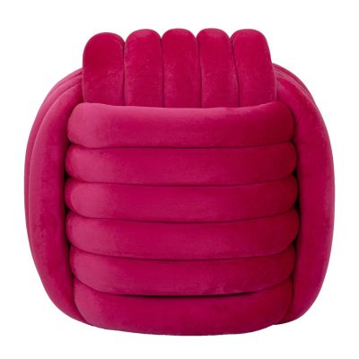 Kendra Home - Pouf Gomitolo 7, Rosa, 45x45x45 cm