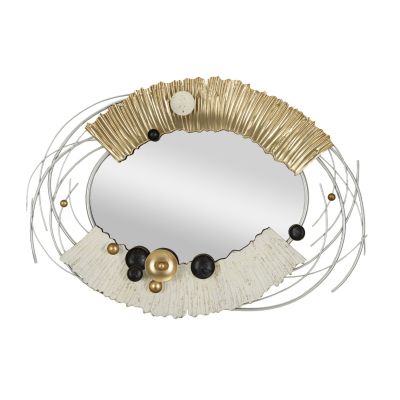 Kendra Home - Specchio con Cornice VKH505, Multicolore, 114x7x81 cm