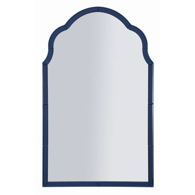 Kendra Home - Specchio con Cornice Classico 3, Blu, 100x62x1 cm