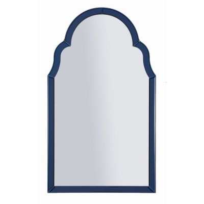 Kendra Home - Specchio con Cornice Classico 4, Blu, 80x47x1 cm