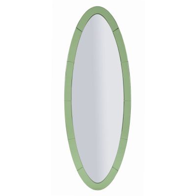 Kendra Home - Specchio con Cornice VKH696, Verde, 150x55x2 cm