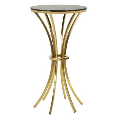 Kendra Home - Tavolino VKH879, Oro, 50x50x92 cm