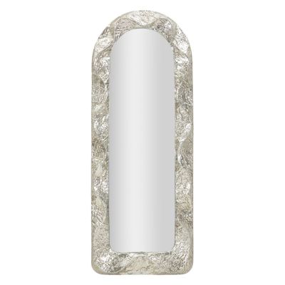 Kendra Home - Specchio con Cornice VKH777, Argento, 61x6,5x160 cm