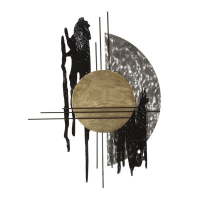 Kendra Home - Decorazione in Metallo 3D VKH761, Multicolore, 78x5x102 cm