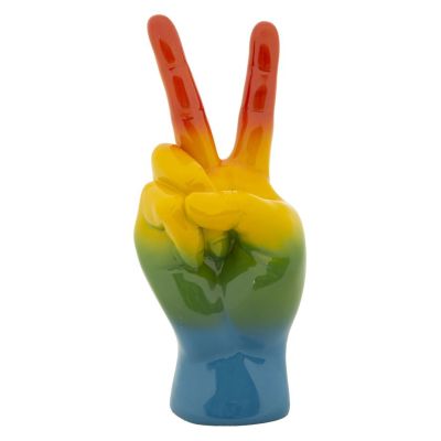 Kendra Home - Scultura Vittoria, Multicolore, 16x13x36 cm