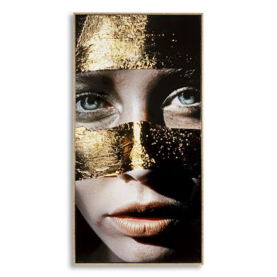 Kendra Home - Stampa su Tela Face 1, Multicolore, 102x52x4 cm