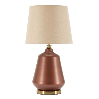 Kendra Home - Lampada da Tavolo VKH728, Marrone, 65x35,5x35,5 cm