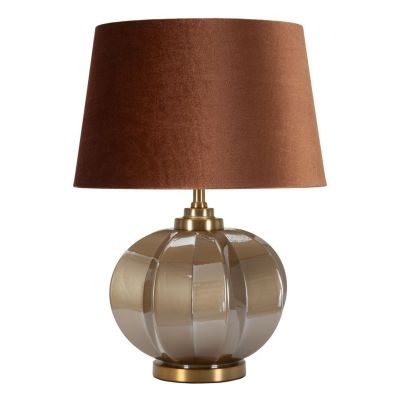 Kendra Home - Lampada da Tavolo VKH733, Marrone, 57x40,5x40,5 cm