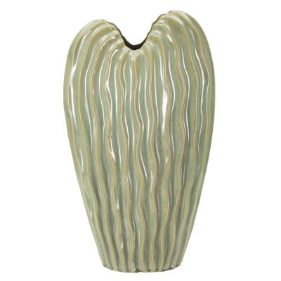 Kendra Home - Vaso Decorativo VKH822, Verde, 27x14x46,5 cm