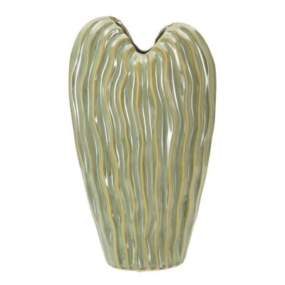 Kendra Home - Vaso Decorativo VKH840, Verde, 22x10x39 cm