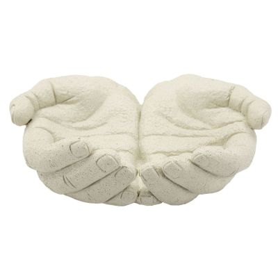 Kendra Home - Vassoio Mani, Beige, 22,7x20x7,3 cm