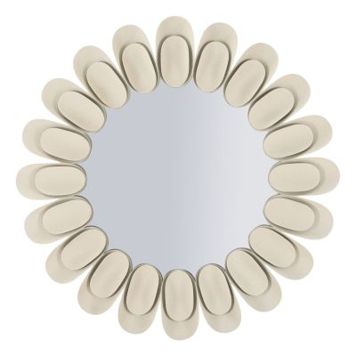 Kendra Home - Specchio con Cornice VKH781, Beige, 85x85x6 cm