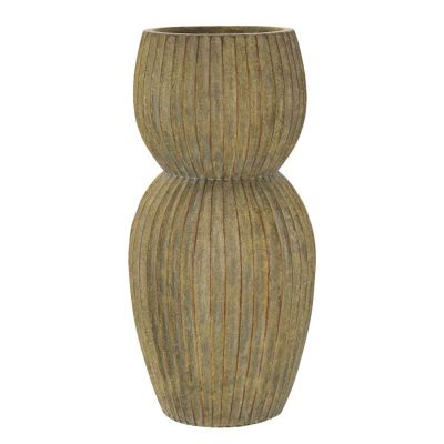 Kendra Home - Vaso Decorativo VKH825, Verde, 25x25x52,5 cm