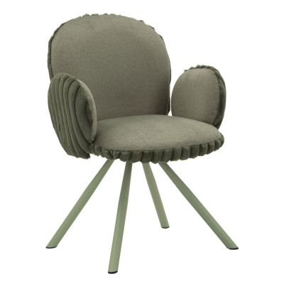 Kendra Home - Set di 3 Pouf VKH888, Verde, 64x68x83 cm