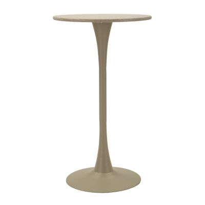 Kendra Home - Tavolo Bar VKH889, Beige, 60x60x106 cm