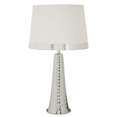Kendra Home - Table Lamp VKH902, Silver, 30x30x54 cm