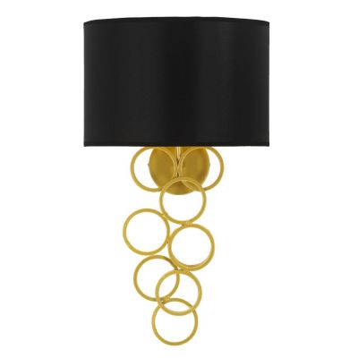 Kendra Home - Lampada a Parete VKH924, Nero, 30x20x50 cm