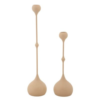 Kendra Home - Portacandela VKH940, Oro, 8x8x37 cm