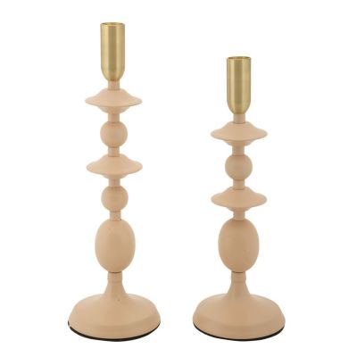 Kendra Home - Candle Holder VKH934, Gold, 10x10x33 cm