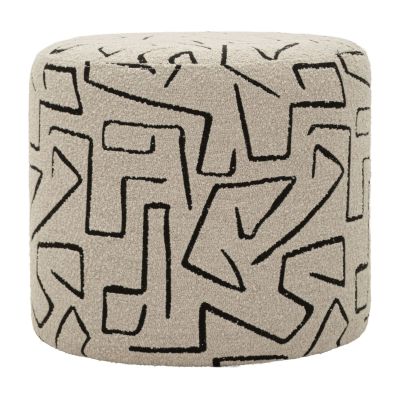 Kendra Home - Pouf VKH1065, Multicolore, 44x44x40 cm