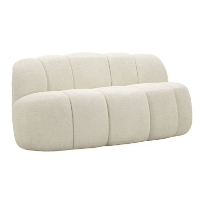 Kendra Home - Divano VKH1060, Bianco, 145x80x69 cm