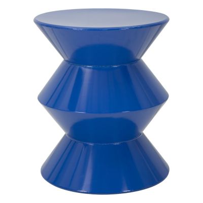 Kendra Home - Tavolino VKH1081, Blu, 37,5x37,5x45 cm