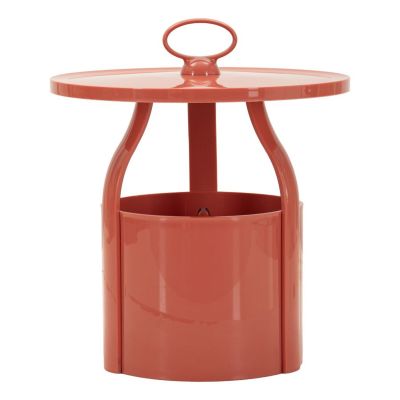 Kendra Home - Tavolino VKH1095, Rosso, 44x44x43 cm