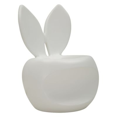 Kendra Home - Poltrona Coniglio, Bianco, 57x55x79 cm