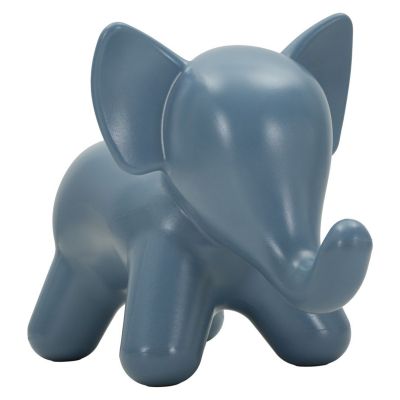 Kendra Home - Sgabello Basso Elefante 1, Blu, 86x46x56 cm