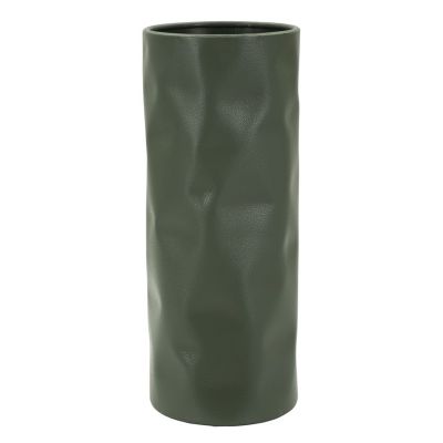 Kendra Home - Vaso Decorativo VKH1016, Verde, 12x12x30 cm