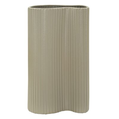 Kendra Home - Vaso Decorativo VKH1017, Bianco, 21x12x36 cm