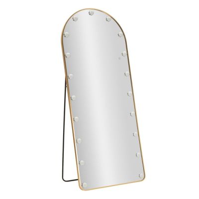 Kendra Home - Specchio da Terra VKH1053, Oro, 70x6x170 cm