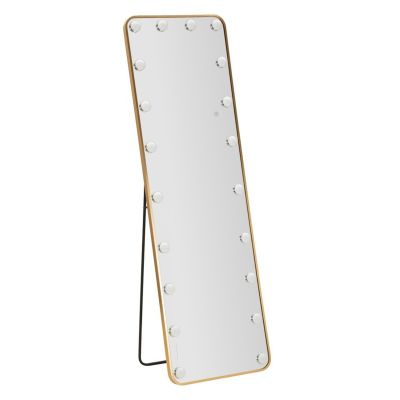 Kendra Home - Specchio da Terra VKH1054, Oro, 50x5x160 cm