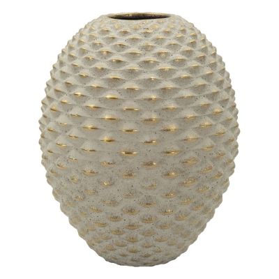 Kendra Home - Vaso Decorativo VKH1022, Grigio, 23,5x23,5x28,5 cm